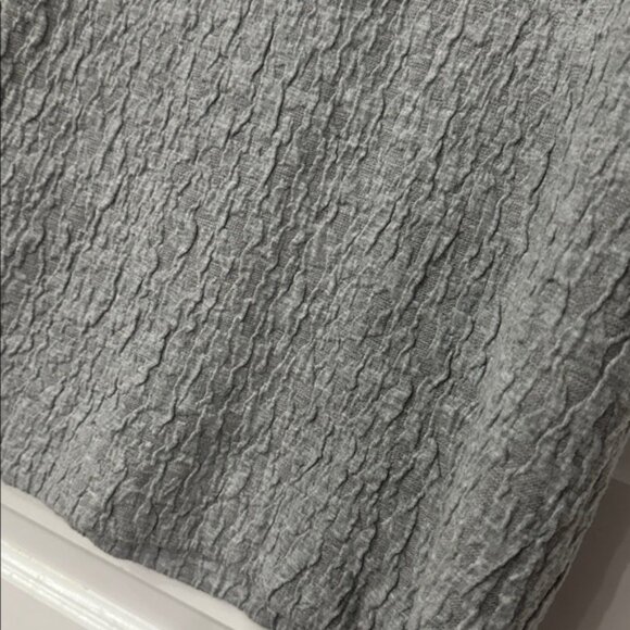 COS‎ Women's Light Gray Short Sleeves Casual Textured Mini Dress Size Small - Picture 5 of 8